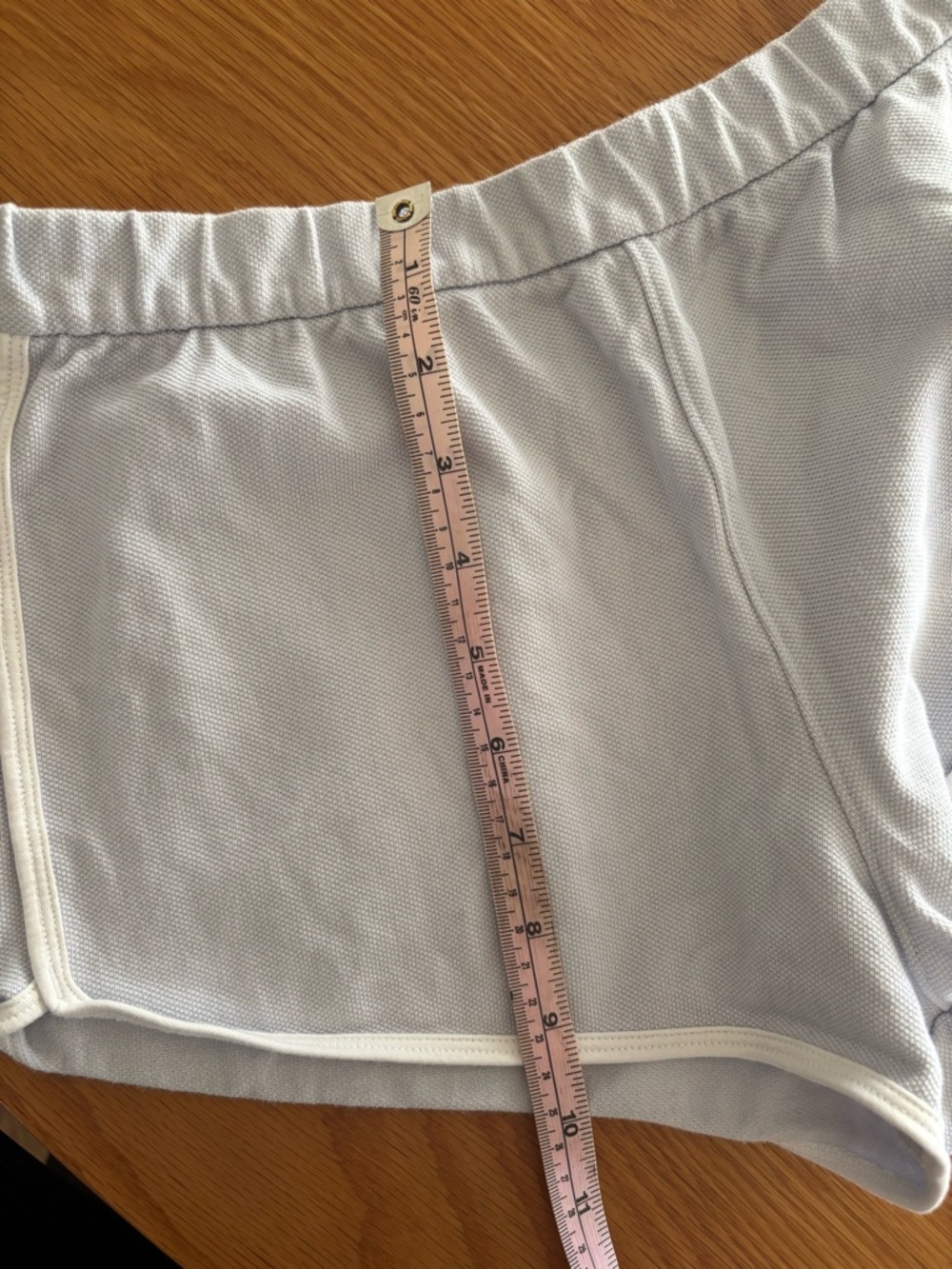 Kith Varsity Shorts Light Blue White XS Cotton Embroidered Logo - Picture 10 of 10